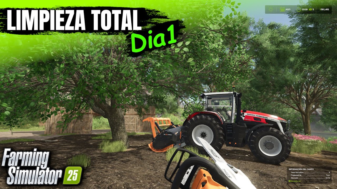 Empiezo Mi Granja Desde Cero - Talo Arboles y Construyo Invernaderos | FS 25
