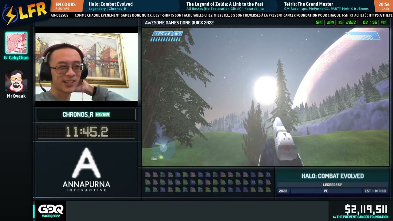 Halo: Combat Evolved en 1:17:38 (Legendary) [AGDQ2022]