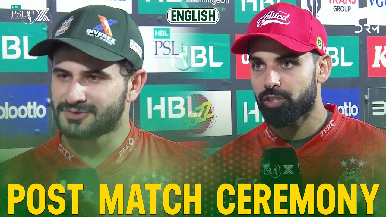 Post Match Ceremony | Islamabad United vs Peshawar Zalmi | Match 5 | HBL PSL X | M3O1K