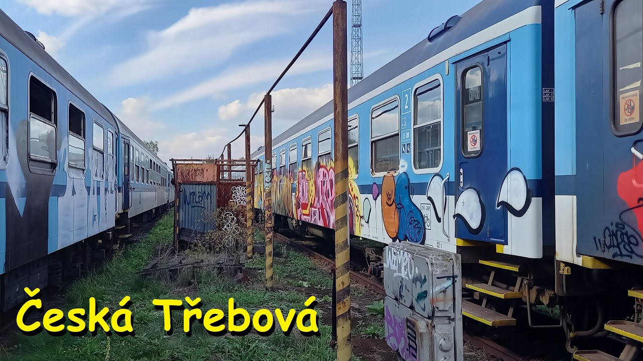 Hřbitov vlaků Česká Třebová 3.9.2022