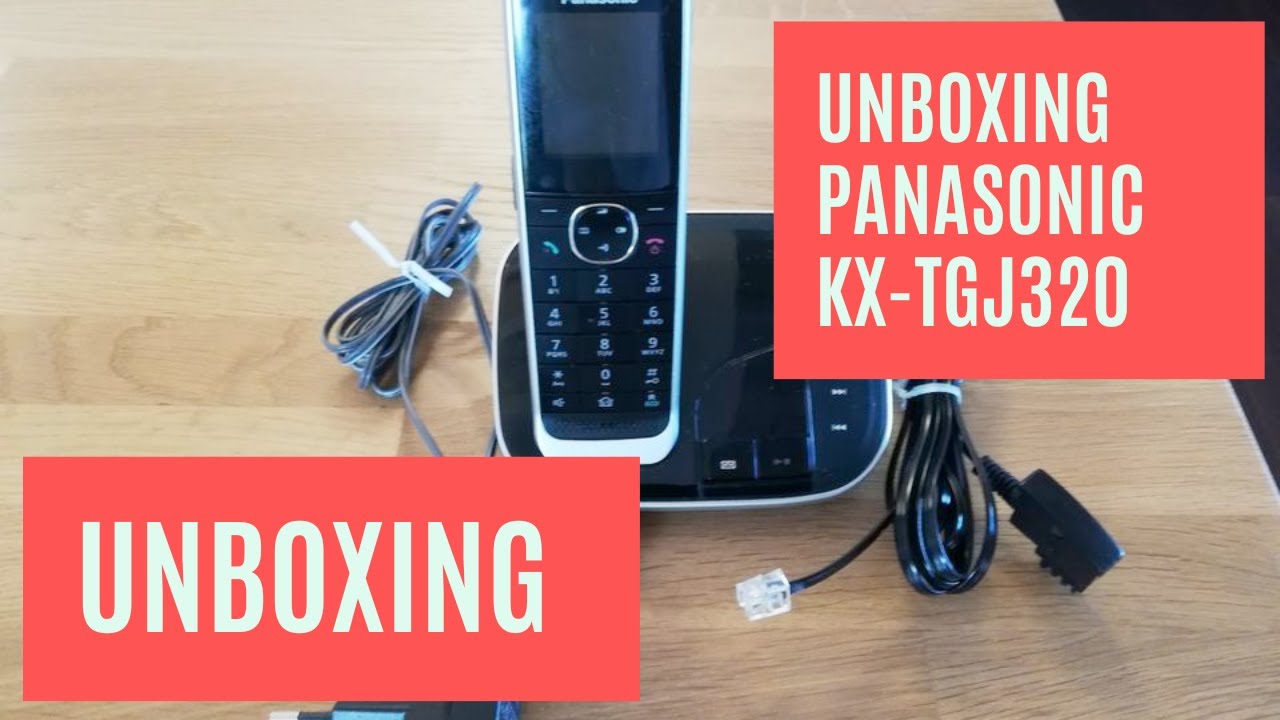 Unboxing Land Phone - Panasonic kx-tg j320