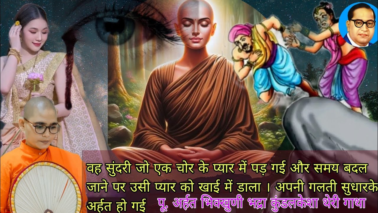 पू. अर्हत भिक्खुणी भद्रा कुंडलकेशा थेरी गाथा bhikkuni rupananda