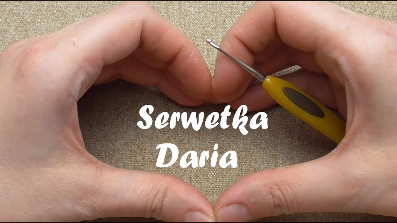 Robótka z Aurelią - Serwetka Daria - Szydełko - Okrążenie 1-4 [Odcinek 1]