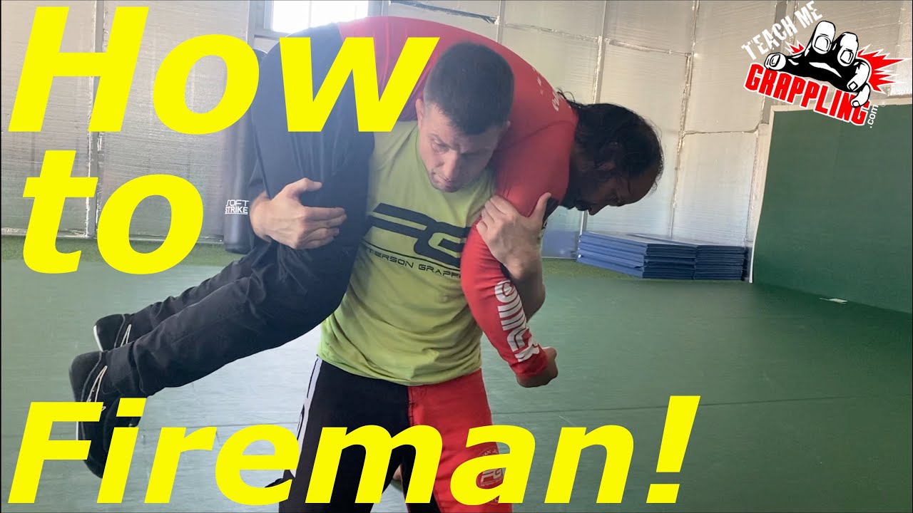 Coach Brian shows a Fireman's Carry!