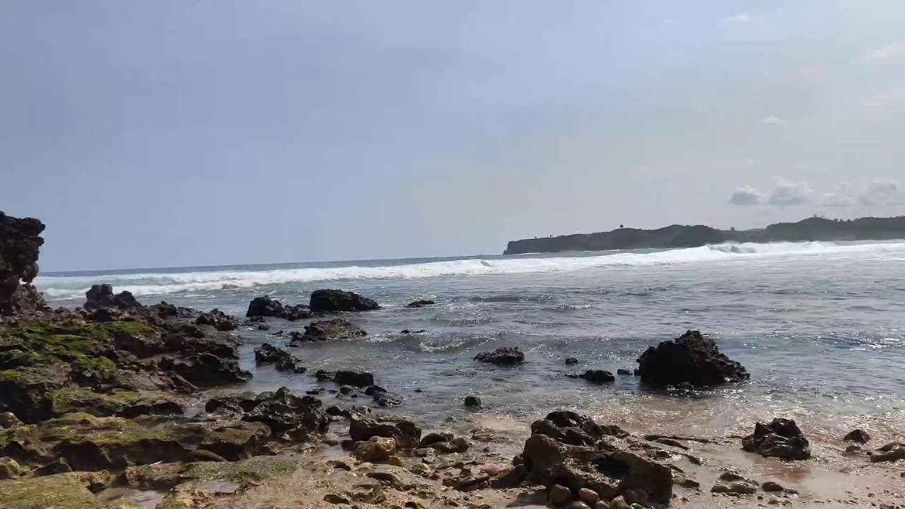 the view at the beach