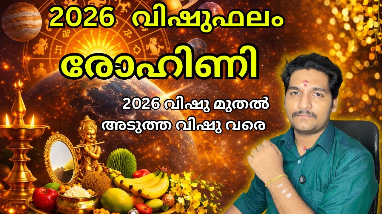 രോഹിണി നക്ഷത്രം വിഷുഫലം 2026 | Rohini Nakshatram Vishu Phalam 2026 | Vishu Phalam Malayalam