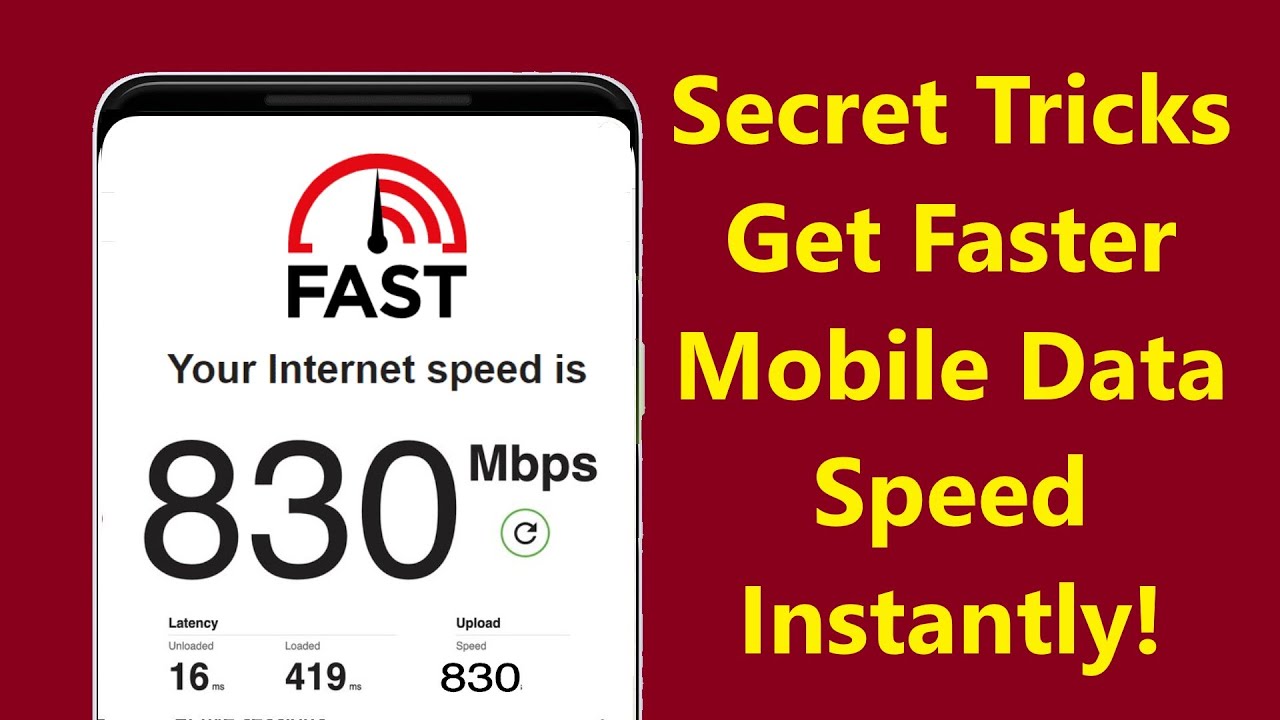 Secret Tricks to Get Faster Mobile Data Speed Instantly!! - Howtosolveit