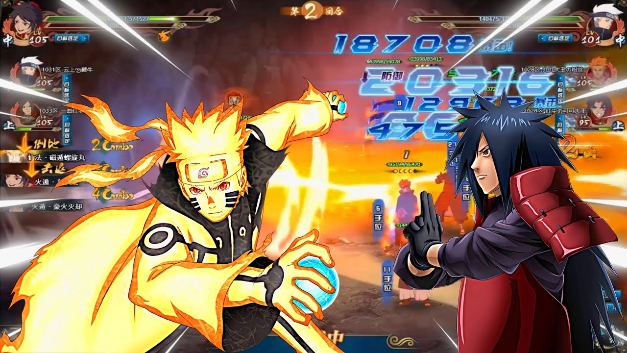 Naruto Final Battle & Madara Final Battle DESTROY the Cross Server Great Ninja War Naruto Online