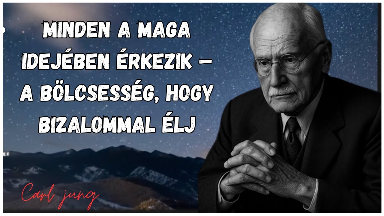 Carl Jung &ndash; Minden a maga idej&eacute;ben &Eacute;RKEZIK &ndash; A b&ouml;lcsess&eacute;g, hogy BIZALOMMAL &eacute;lj