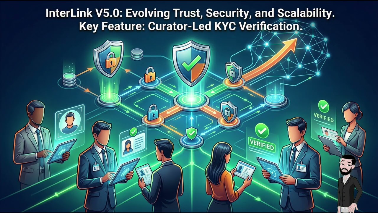 InterLink V5.0 is being updated, Curator, and KYC verification #interlink #itlg #itl #crypto #web3 