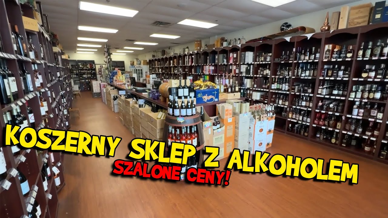 KOSZERNY SKLEP Z ALKOHOLEM I CENAMI Z KOSMOSU