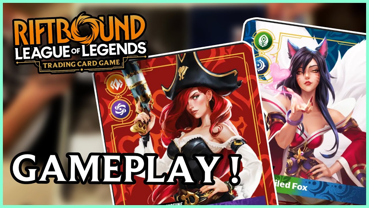 Gameplay Riftbound IRL: Miss Fortune vs Ahri! (avec proxy)