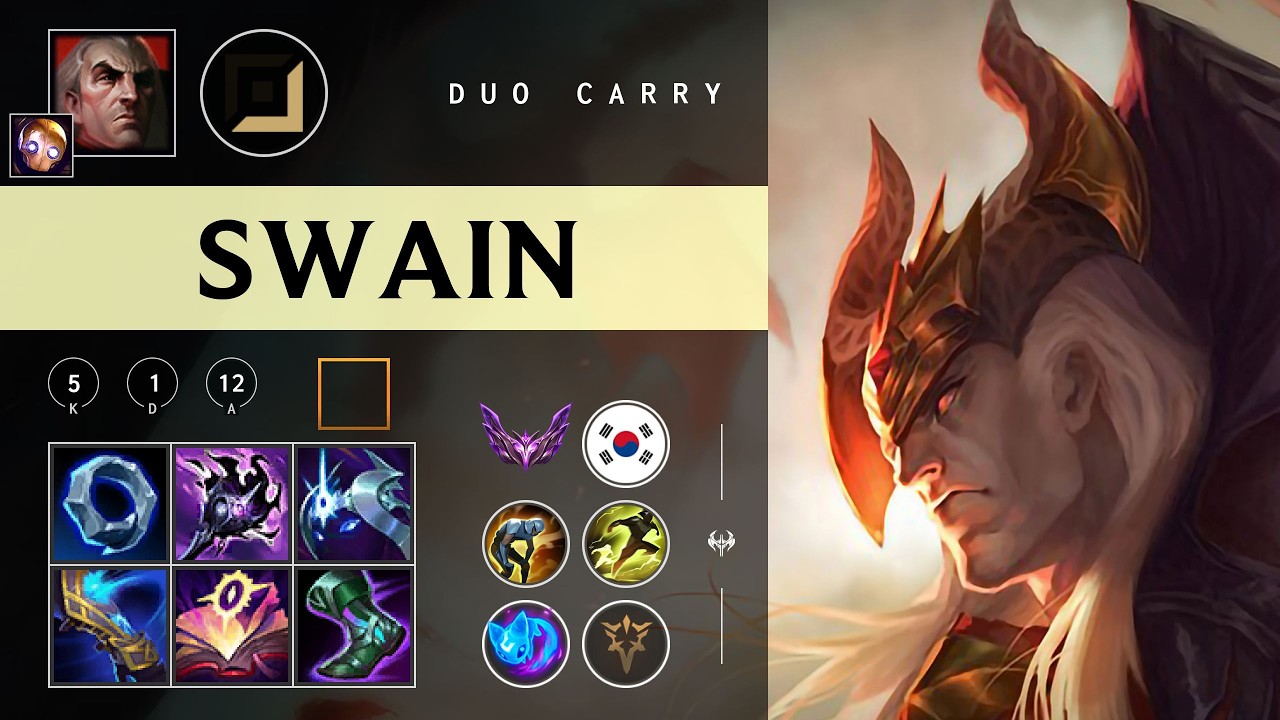 Swain Carry vs Varus - KR Master Patch 26.03
