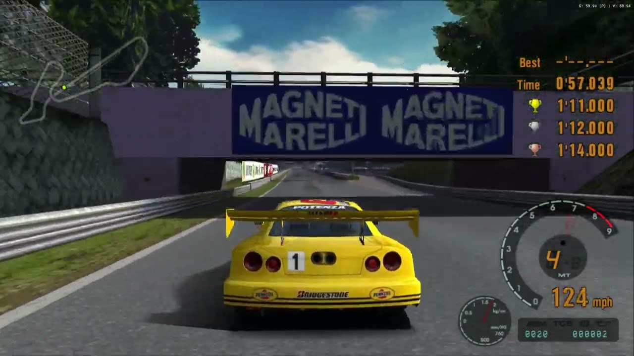 S License Tests With 4x Grip - Gran Turismo 3(NTSC)