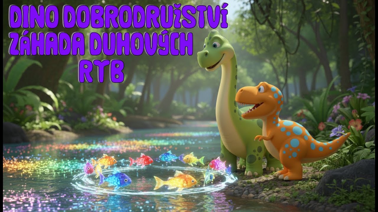 Co se skrývá na dně řeky? Samík, Rexík a kouzelné ryby ✨ | Dino Dobrodružství