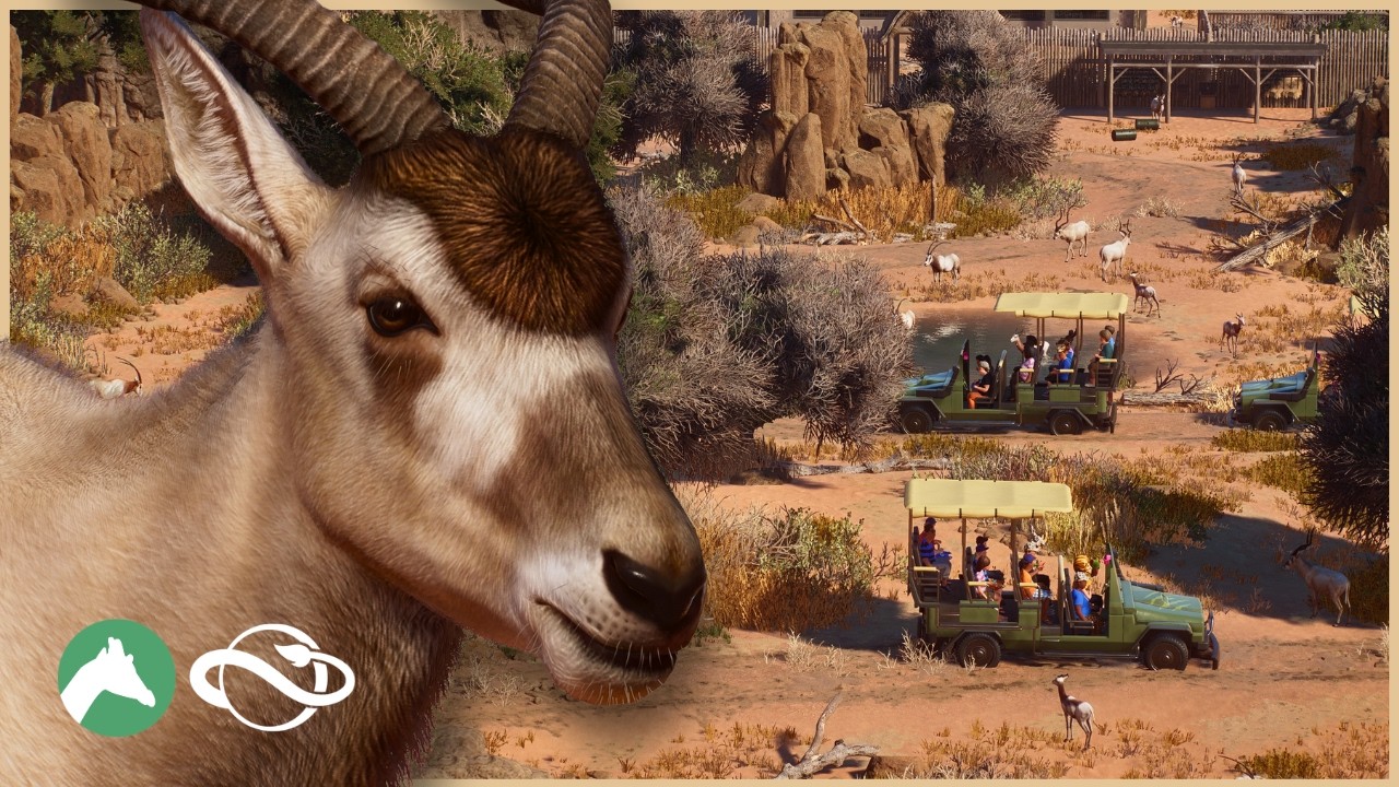 Building a HUGE Mixed Species Desert Safari in the Desert Adventure Park! | Planet Zoo