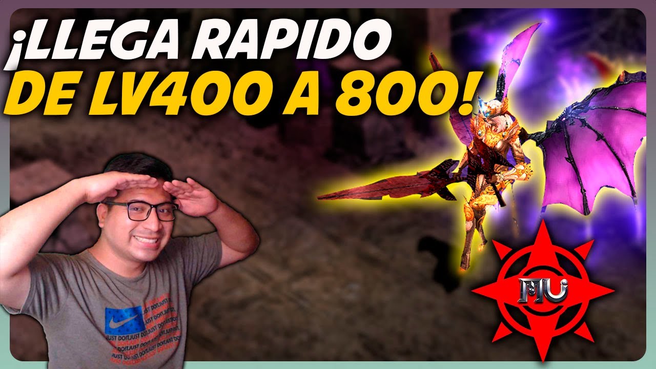 ¿DÓNDE SUBIR DE NIVEL de 400 a 800?🤔| MU ONLINE Season16 p2 🔥