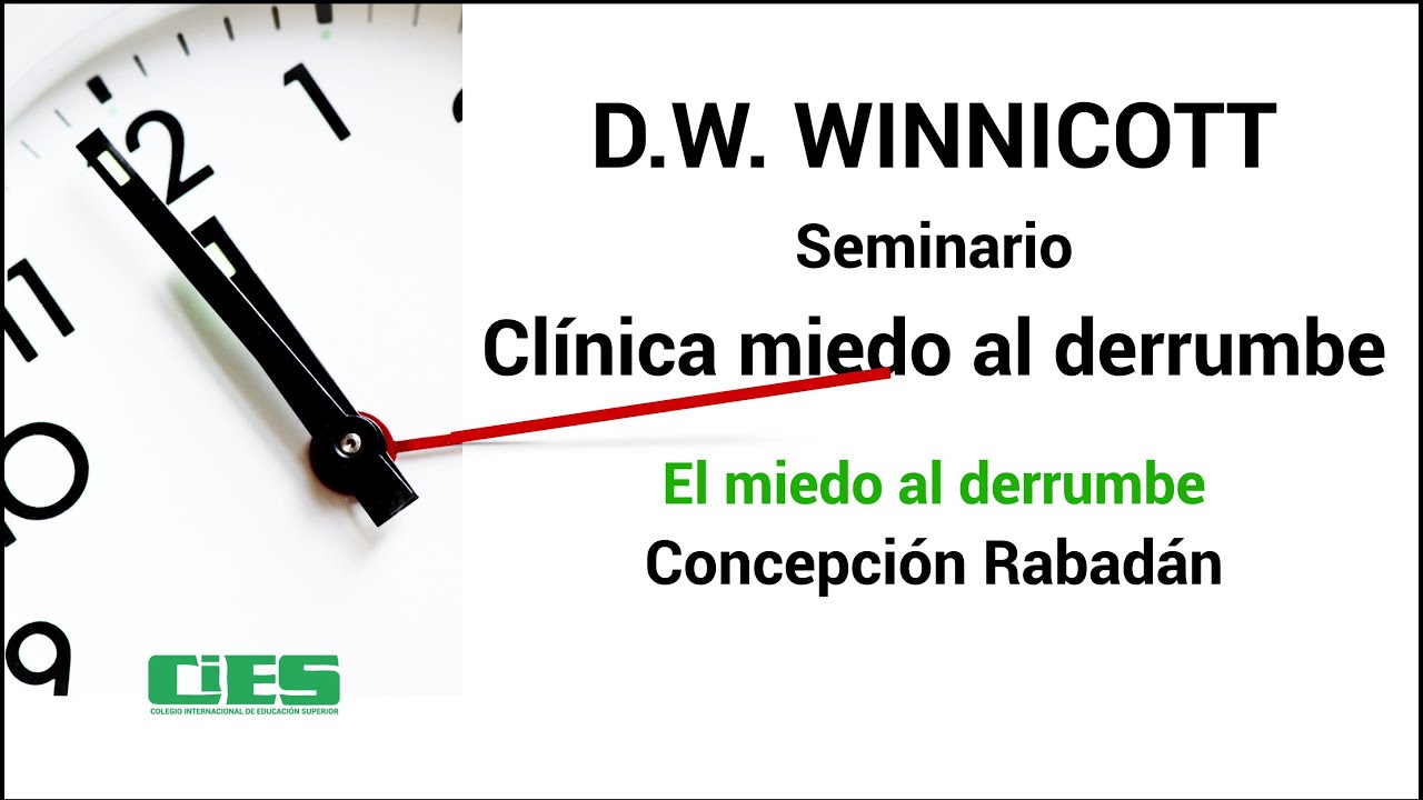 Winnicott. El miedo al derrumbe