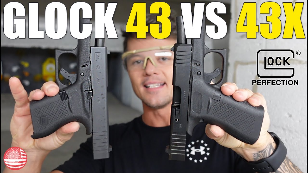 Glock 43 против 43X (Какой пистолет выбрать? Glock 43 или Glock 43X?)
