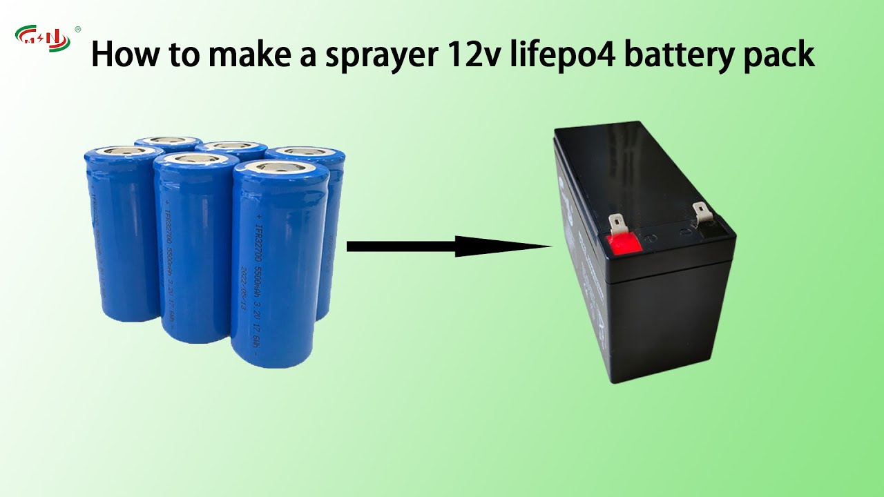 How to make a sprayer 12v lifepo4 battery pack?