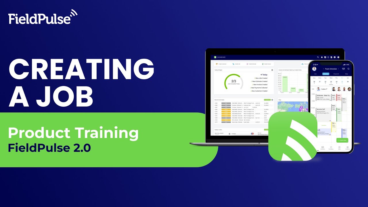 FieldPulse 2.0 - Creating a Job