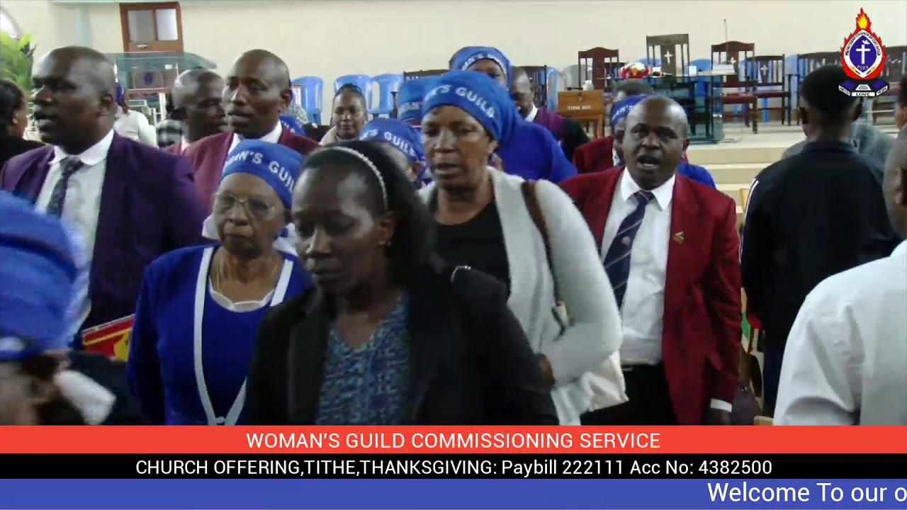 WOMAN'S GUILD COMMISSIONING SERVICE.