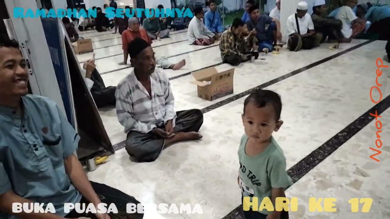 Buka puasa bersama masjid Manarul yg ke 17