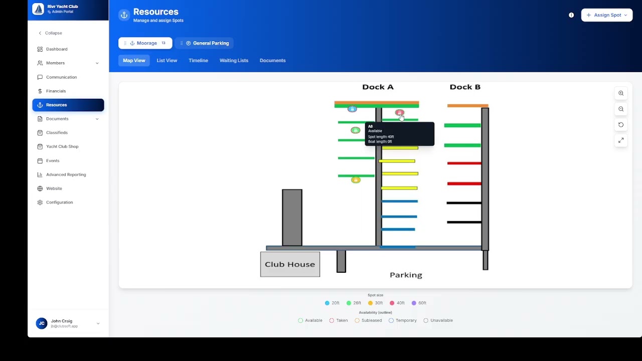 Managing Slips & Resources in ClubSoft | Marina & Moorage Setup Walkthrough