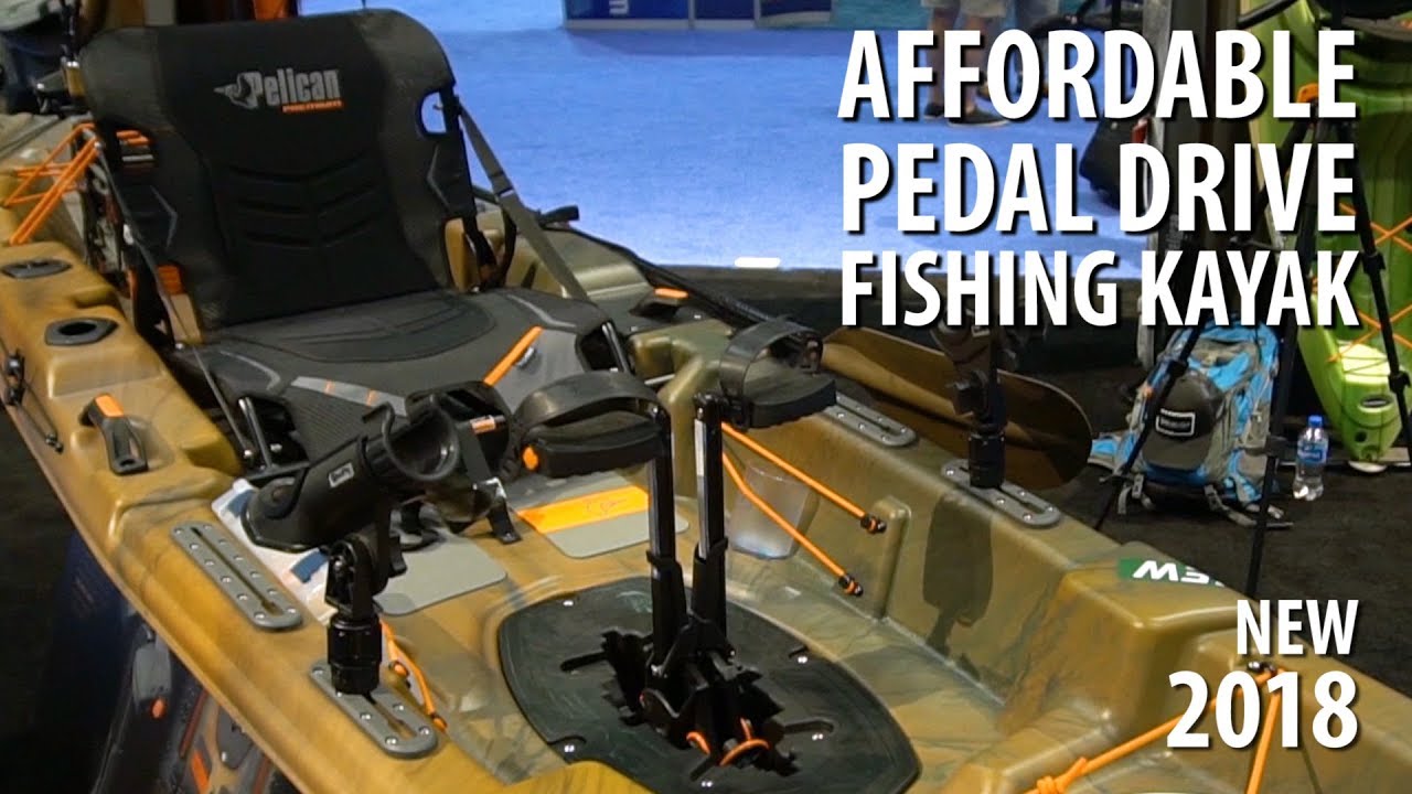 NEW Pelican Catch 130HD Affordable Pedal Drive Fishing Kayak | ICAST 2018