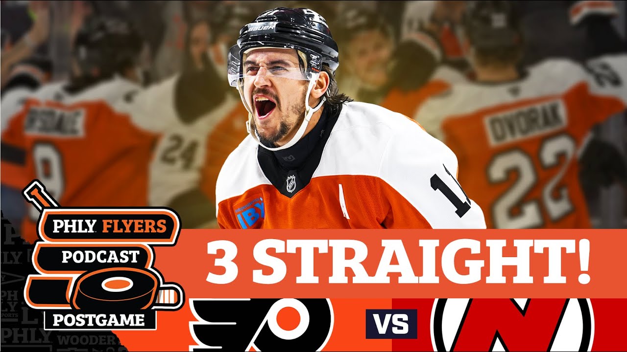 Travis Konecny & Dan Vladar come up HUGE to give Flyers third straight win | PHLY Flyers Postgame