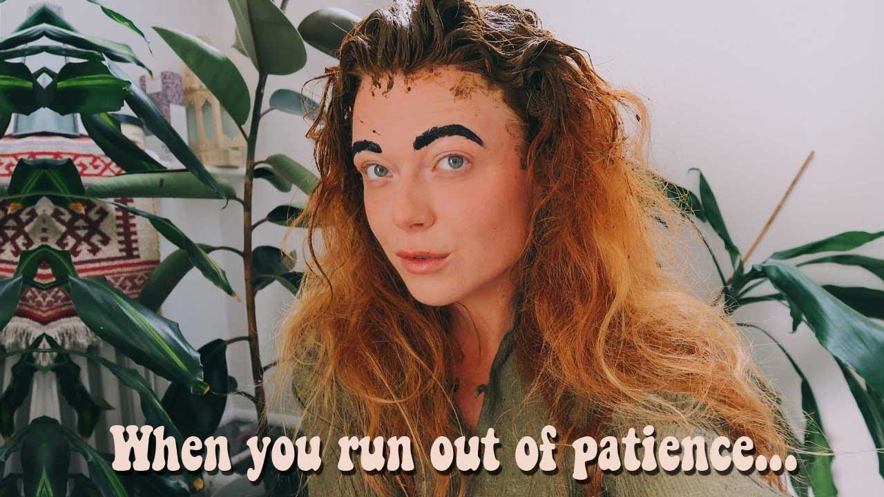 When you run out of patience... you dye your hair with henna