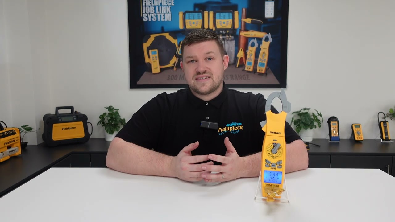 SC680 Swivel Clamp Meter: Built-in dual temperature thermometer | Fieldpiece Europe