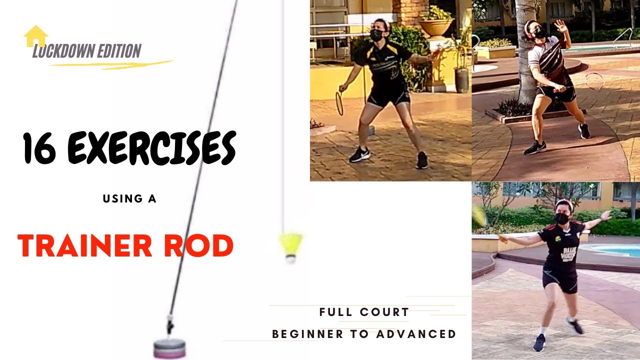 Badminton Trainer Rod Technical Exercises