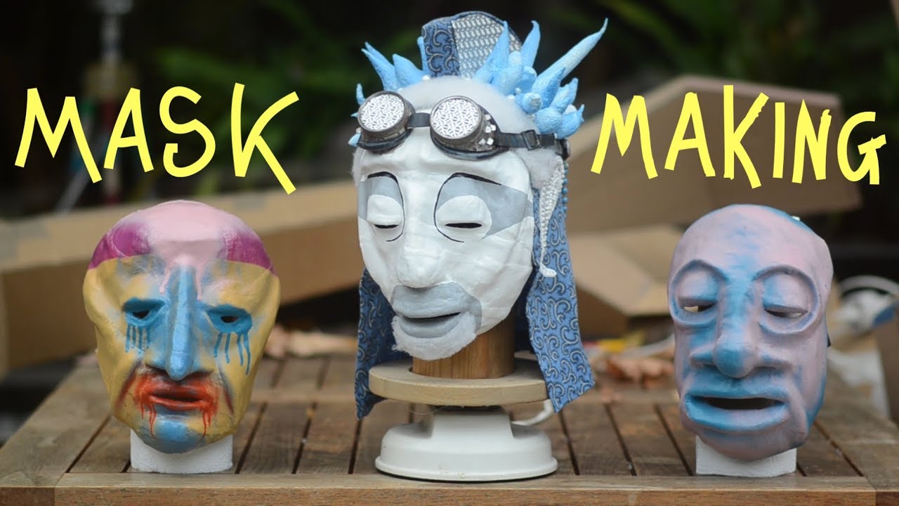 making custom MASKS with THERMOPLASTIC 🎭