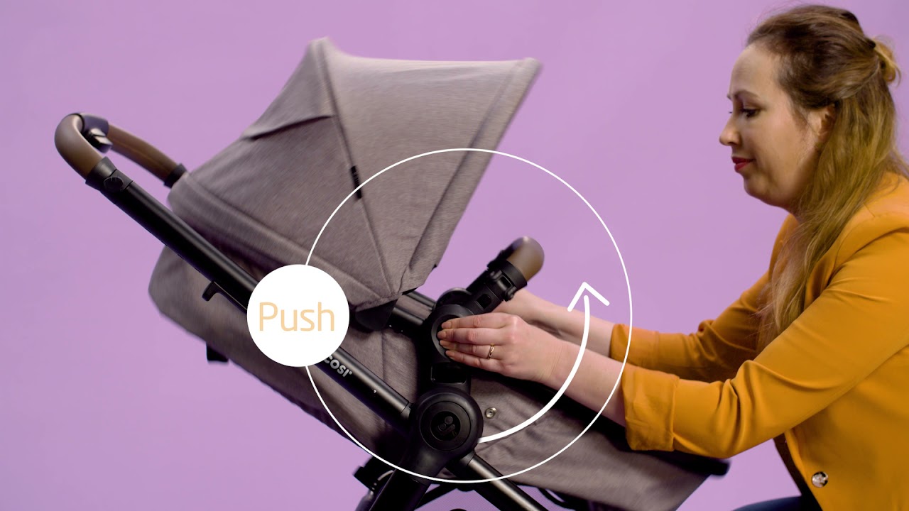Maxi-Cosi Zelia S Trio: How to adjust pushbar & recline
