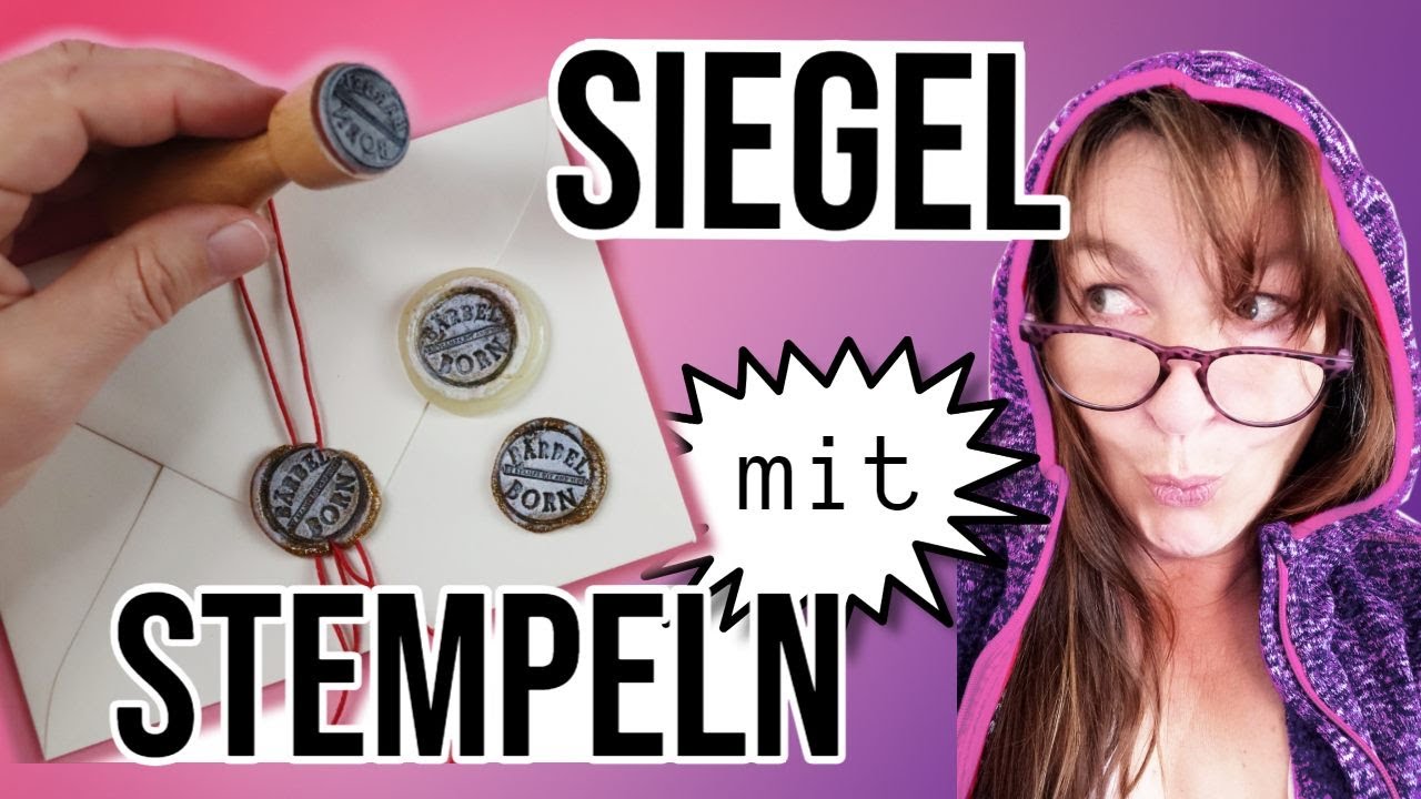 Siegel ohne Siegel Werkzeug (es geht mit jedem GUMMI Stempel)