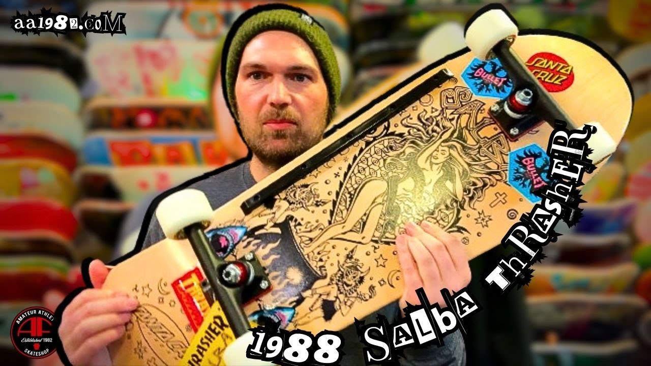 New!! Santa Cruz Salba Thrasher Complete. Snot Wide Boy Wheels, Sk8 Mafia Micro Mania!