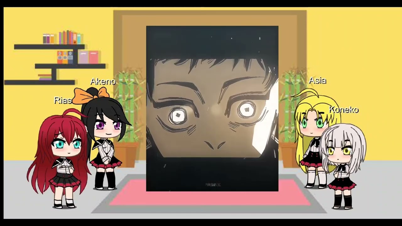 high school DxD reacciona a Issei es gojo satoru