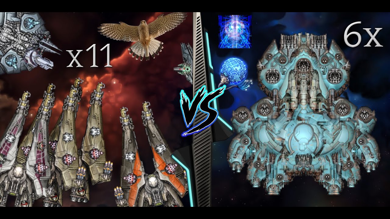STARSECTOR - Falcon Spam vs 6 RADIANTS (and a Nova) Multiple Ordos