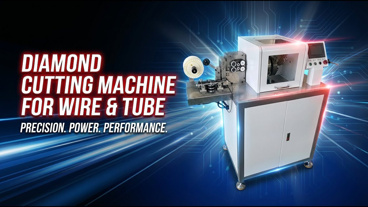 Diamond Cutting Machine for Wire & Pipe