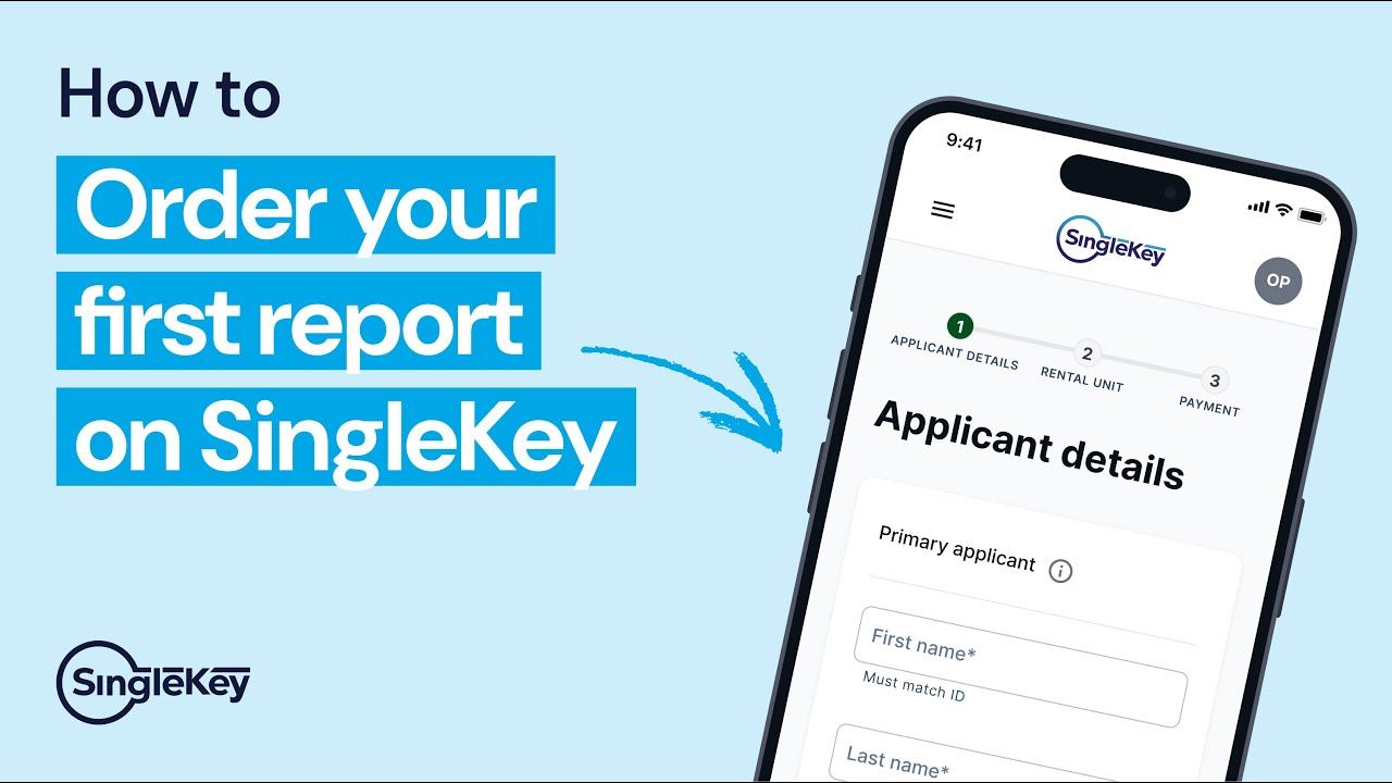 How to Order Your First SingleKey Tenant Credit Report