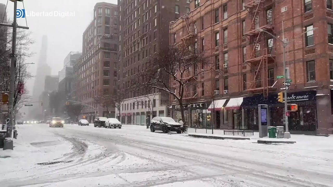 TEMPORAL | Washington y Nueva York sufren grandes nevadas