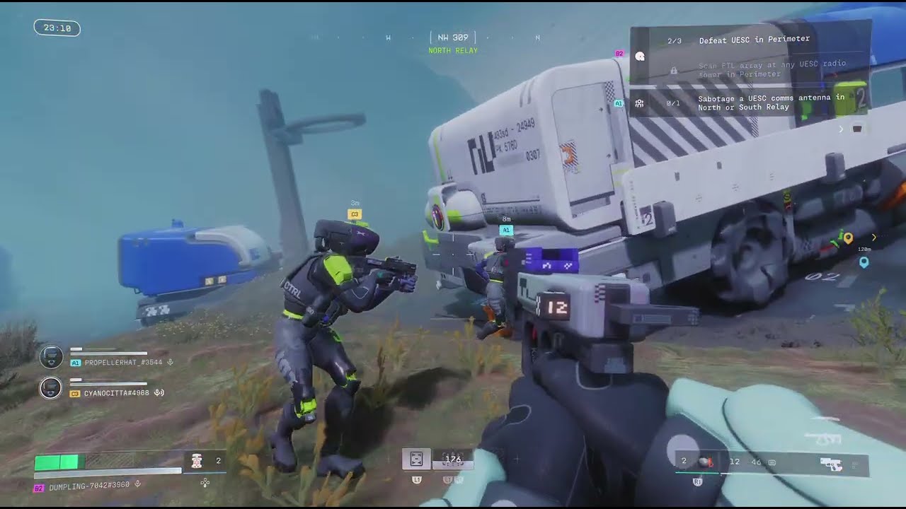 It's really giving DMZ vibes. \\ Marathon