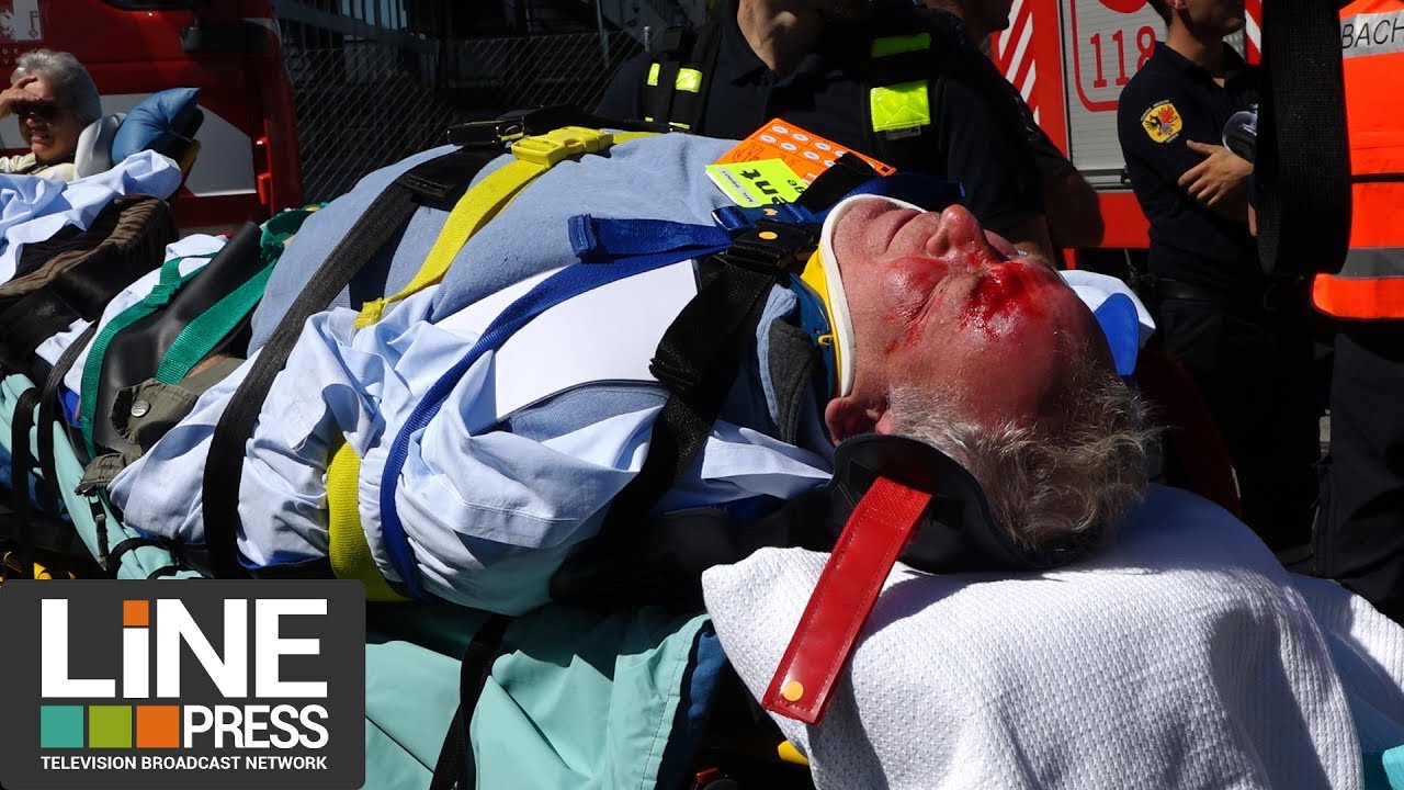 Exercice de secours transfrontalier / Genève - Suisse - Gaillard (74) - France 13 septembre 2019