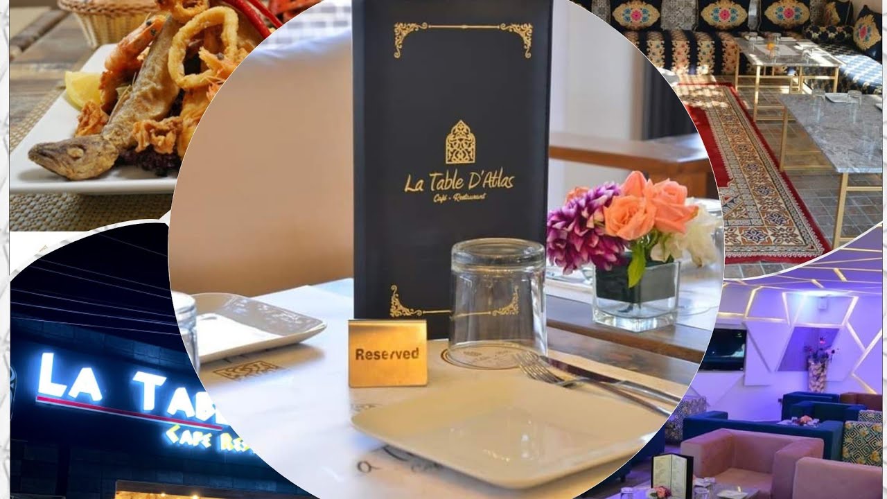الأماكن  السياحية  بالدار  البيضاء: la table  d'atlas مطعم ومقهى وفضاء للالعاب 💥💫تفويجة دايزهاالكلام