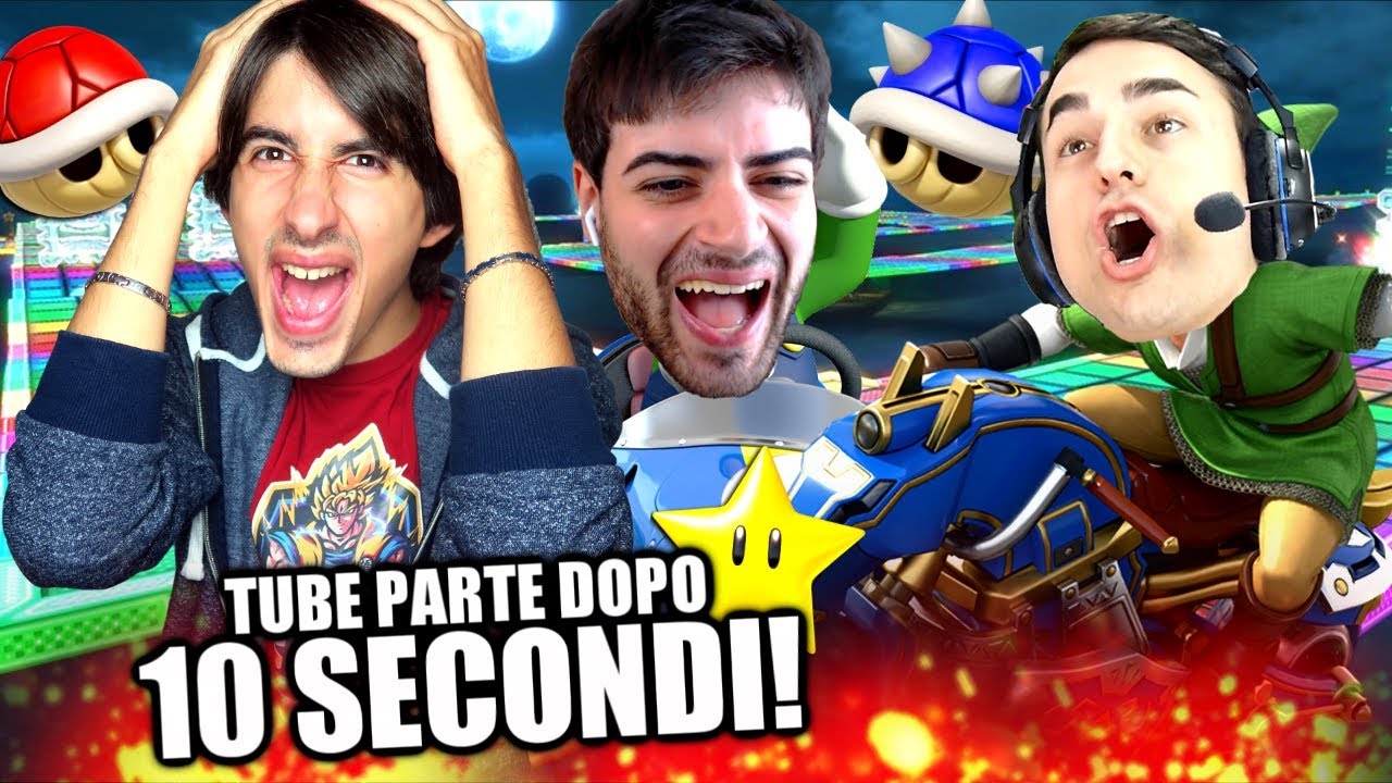 Tuberanza PARTE DOPO 10 SECONDI e succede QUESTO! 😱 con Blaziken68 Mario Kart 8 Deluxe Gameplay ITA