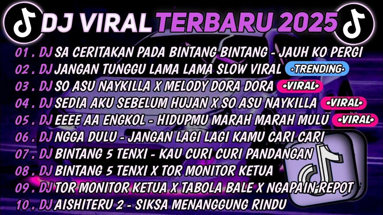 DJ TIKTOK TERBARU 2025🎵DJ SA CERITAKAN PADA BINTANG BINTANG🎵DJ JANGAN TUNGGU LAMA LAMA || FULL ALBUM