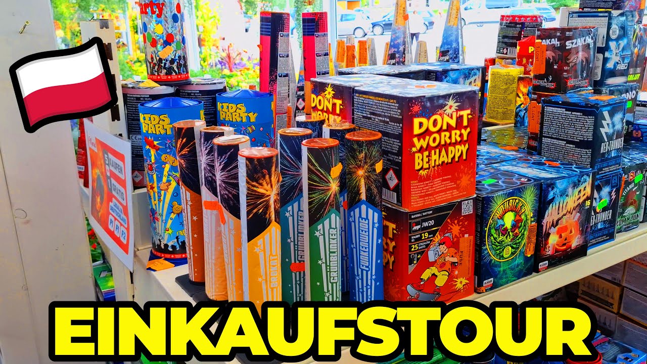 EINKAUFSTOUR IN POLEN 🇵🇱🇵🇱 + ZÜNDEN🧨 | Shoppen bei Pyro Power