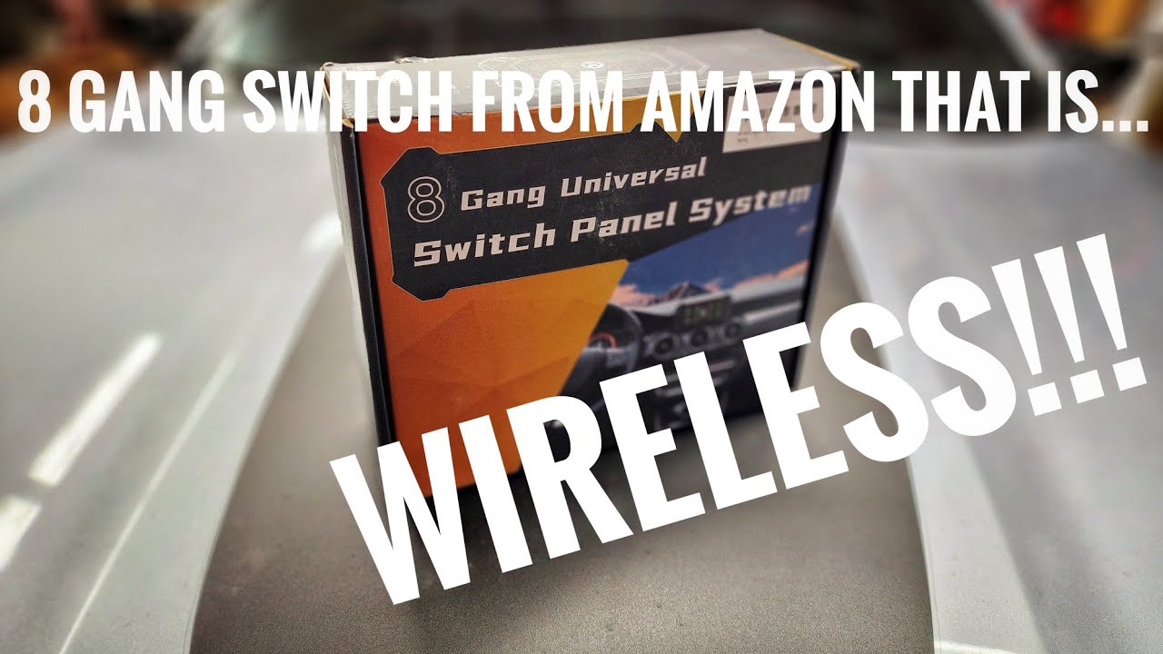 8 gang switch by Povtor for your Offroad needs from Amazon
