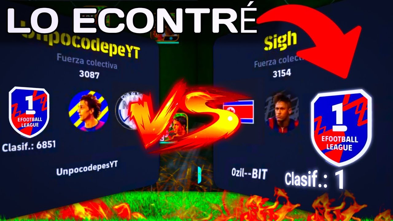JUG&Eacute; Contra El TOP 1 de efootball mobile...